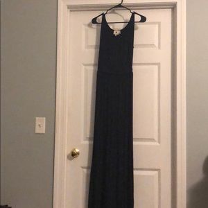 Navy Blue Maxi Dress